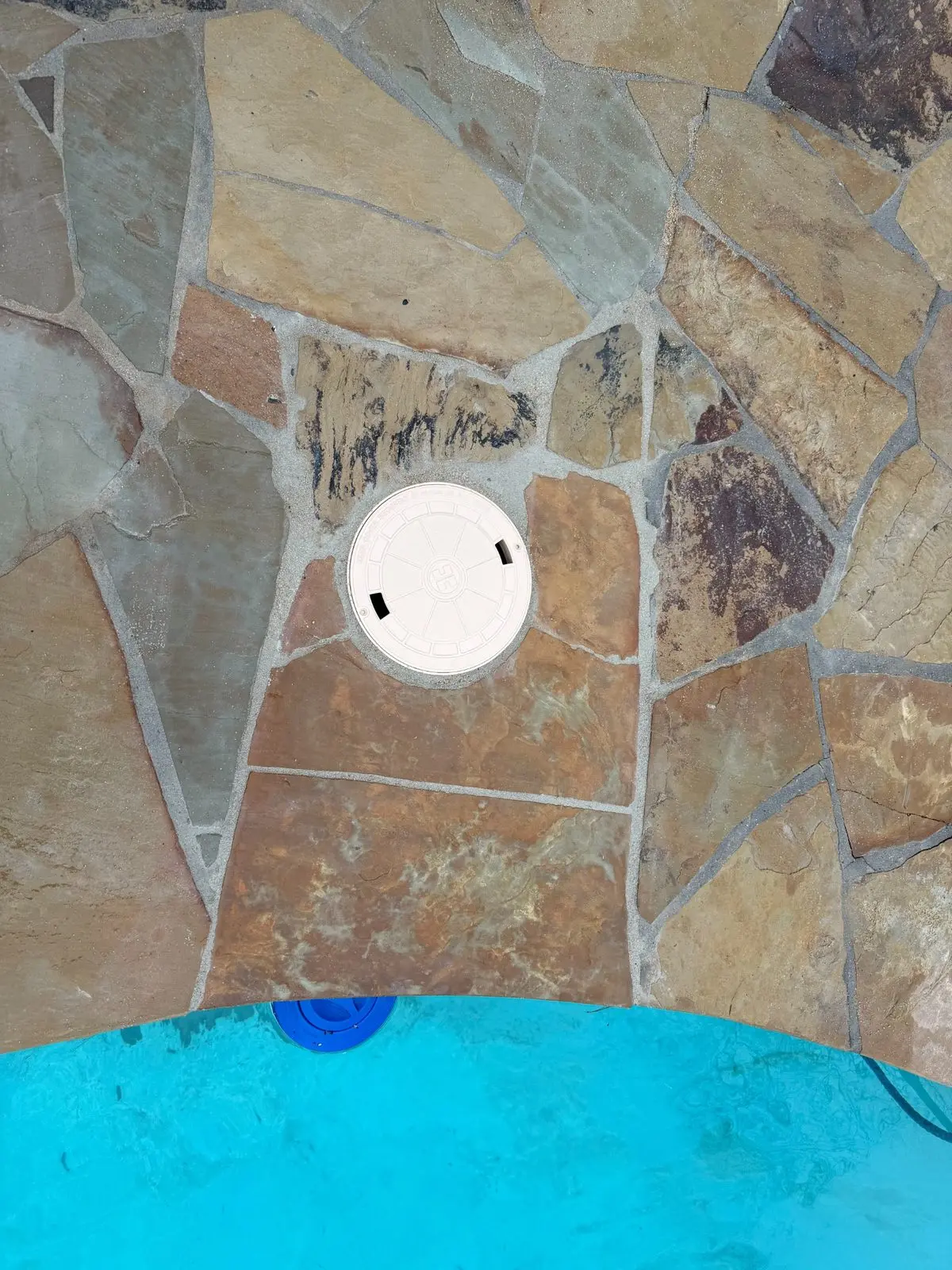 Swimming pool skimmer repaired and replaced